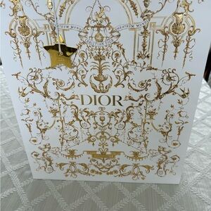 Dior White and Gold Ornate Design Box